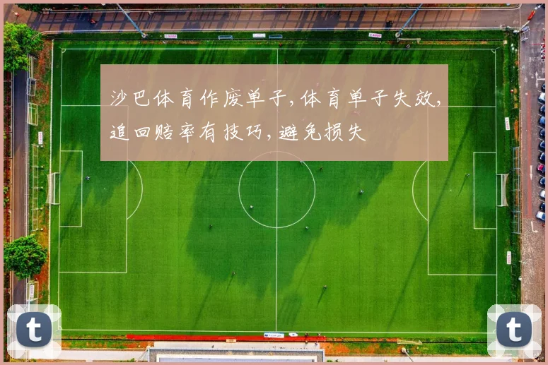 沙巴体育作废单子,体育单子失效,追回赔率有技巧,避免损失
